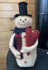 Valentine snowman